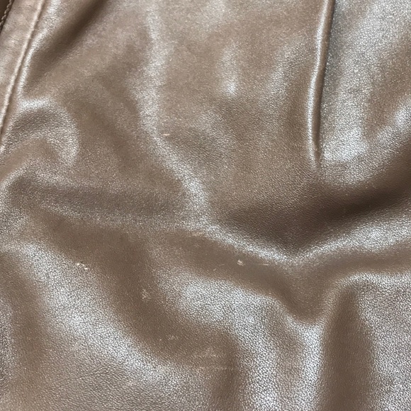 Used leather Coach mushroom color purse. - Picture 7 of 8